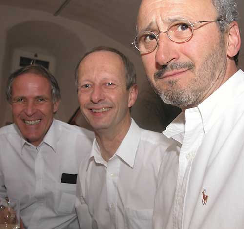 Walter, Jürg und Grazi (vll.) – Sandras Sidemen