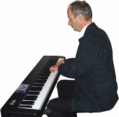 Jürg – in der Luft sitzend.